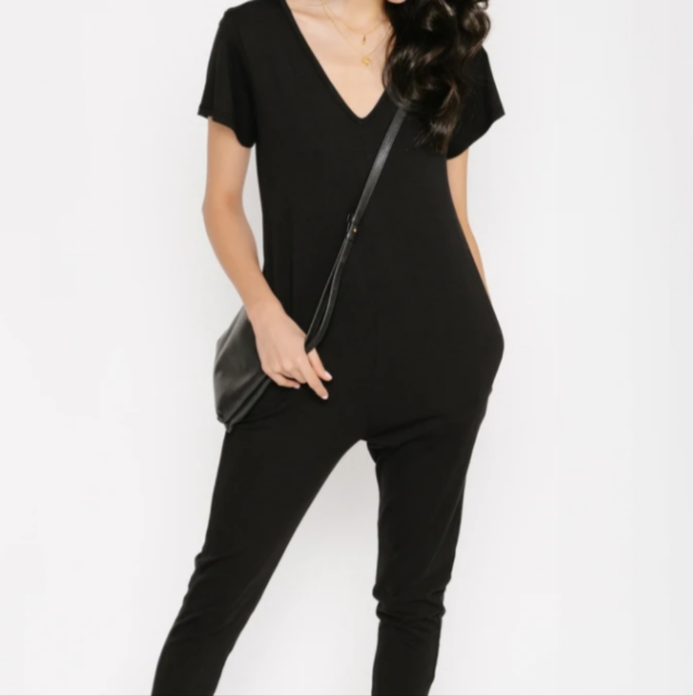 Smash + Tess Sunday Romper Black, Size L